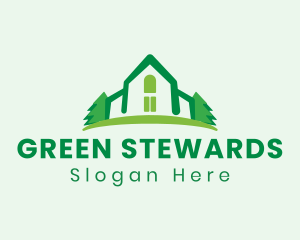 Green Tree House logo design