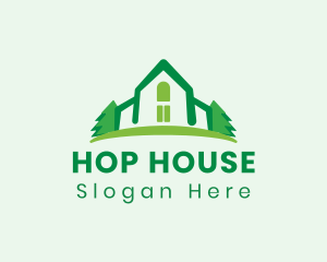 Green Tree House logo design