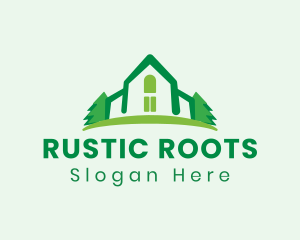 Green Tree House logo design