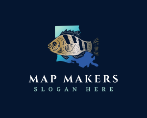 Louisiana Aquatic Fishing logo design