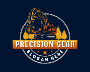 Construction Excavator Equipment logo