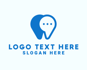 Blue Dental Chat App logo