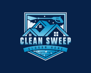 Clean Sanitation Pressure Washer	 logo design