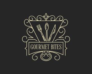 Gourmet Catering Diner logo design