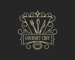 Gourmet Catering Diner logo design