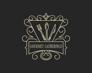 Gourmet Catering Diner logo design