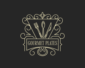 Gourmet Catering Diner logo design