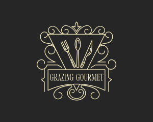 Gourmet Catering Diner logo design