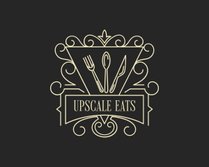 Gourmet Catering Diner logo design