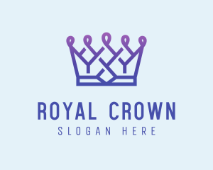 Modern Royal Crown logo design