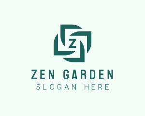 Flower Frame Garden Florist logo design