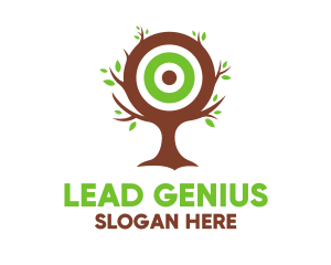 Leaf Tree Target logo