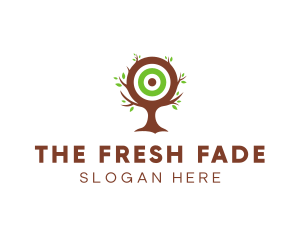 Leaf Tree Target logo design