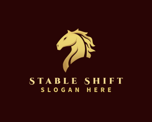 Equine Premium Horse  logo design