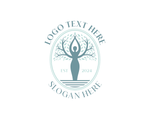 Woman Eco Tree logo