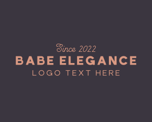 Elegant Lifestyle Boutique logo design