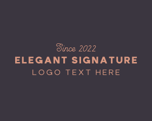 Elegant Lifestyle Boutique logo design