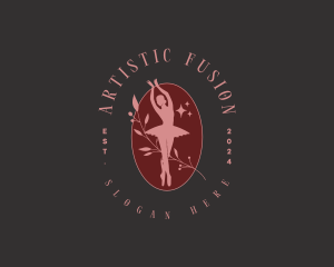 Artistic Ballet Dancer logo design