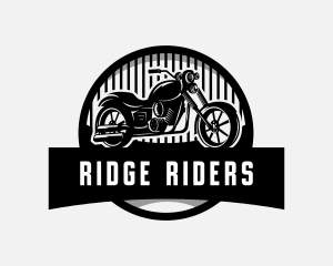 Motorcycle Biker Motorbike logo design