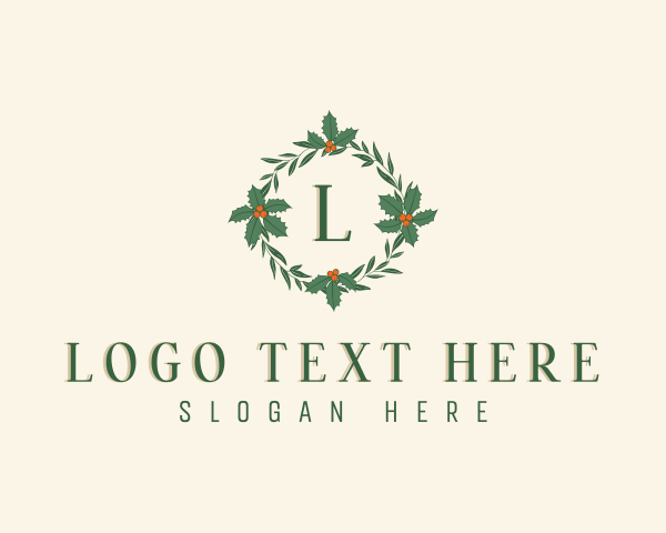 Festive logo example 1