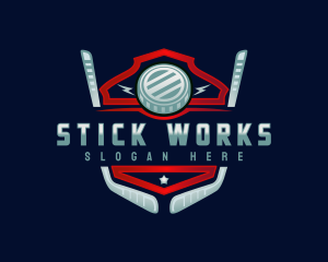 Hockey Varsity Tournament logo design