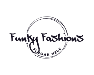Funky Graffiti Circle  logo
