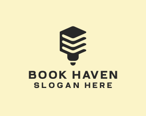 Book Light Bulb Publishing logo design