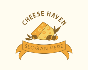 Cheese Olive Deli logo design