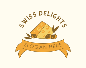 Swiss Cheese Olives logo design