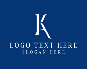 Elegant Fashion Brand Letter KA logo