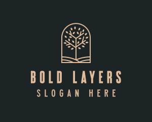 Landscaping Tree Garden logo design