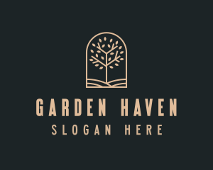 Landscaping Tree Garden logo design