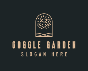 Landscaping Tree Garden logo design