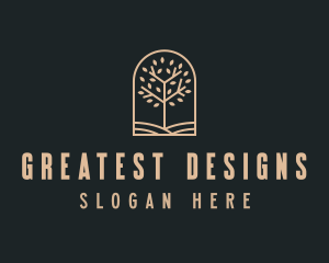 Landscaping Tree Garden logo design