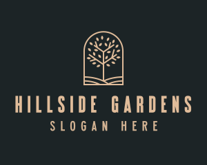 Landscaping Tree Garden logo design