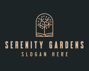 Landscaping Tree Garden logo design