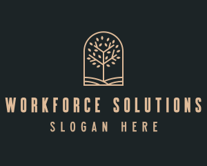 Landscaping Tree Garden logo design