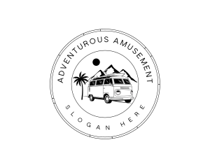 Adventure Camper Van logo design