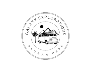 Adventure Camper Van logo design