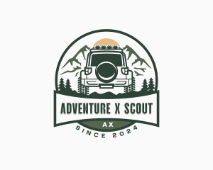 Mountain SUV Vehicle logo design