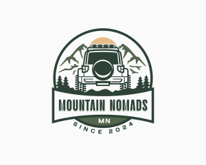 Mountain SUV Vehicle logo design