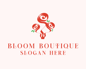 Flower Roses Bouquet  logo