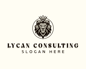 Regal King Lion logo design