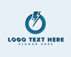 Lightning Bolt Power On logo