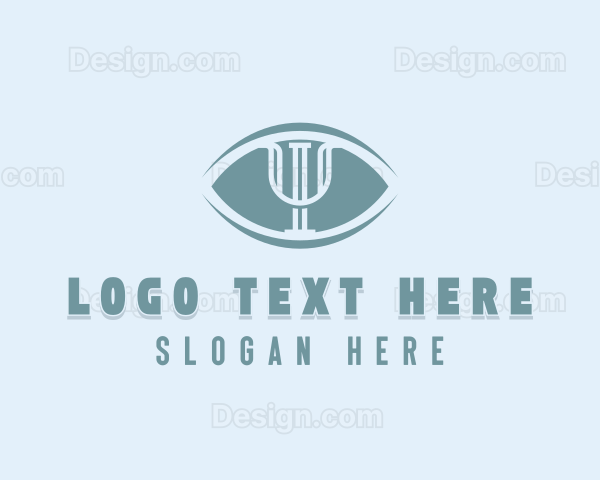 Eye Psychology Psychiatrist Logo