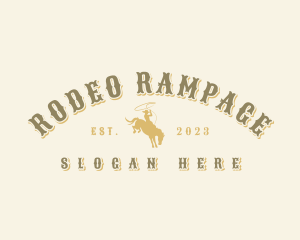 Western Cowboy Rodeo logo design