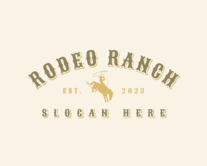 Western Cowboy Rodeo logo design