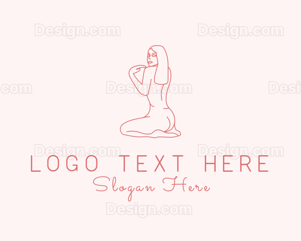 Naked Woman Body Logo