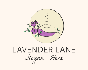 Floral Aromatherapy Diffuser logo design