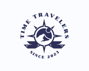 Travel Navigation Compass logo design